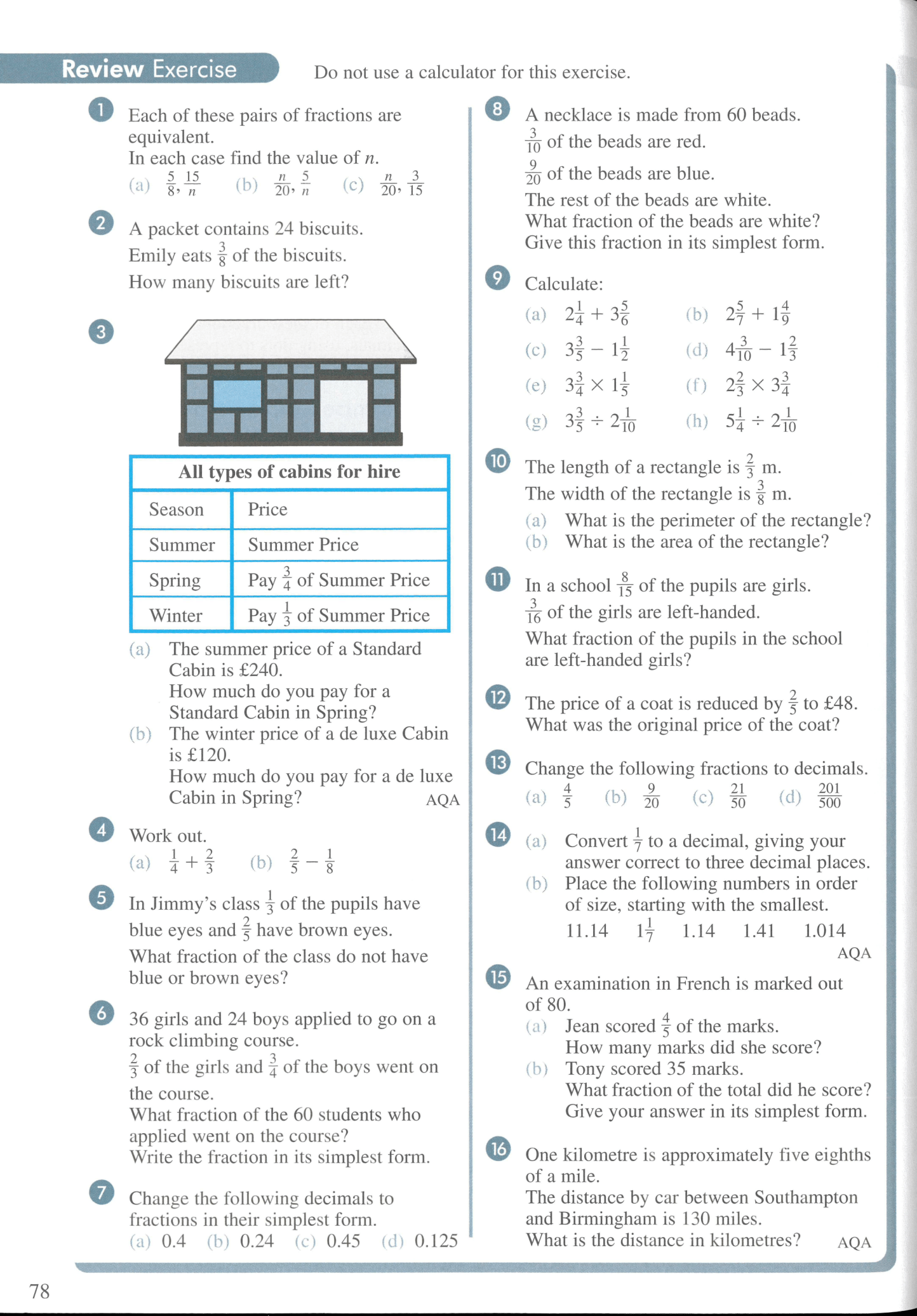Mathematics for AQA GCSE Intermediate Tier